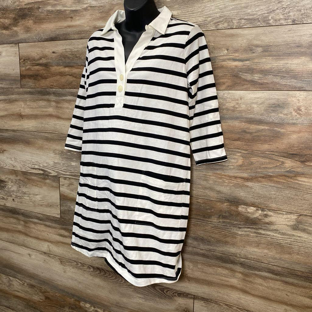 NEW The Nines by Hatch Striped Polo Dress sz Medium - Me 'n Mommy To Be