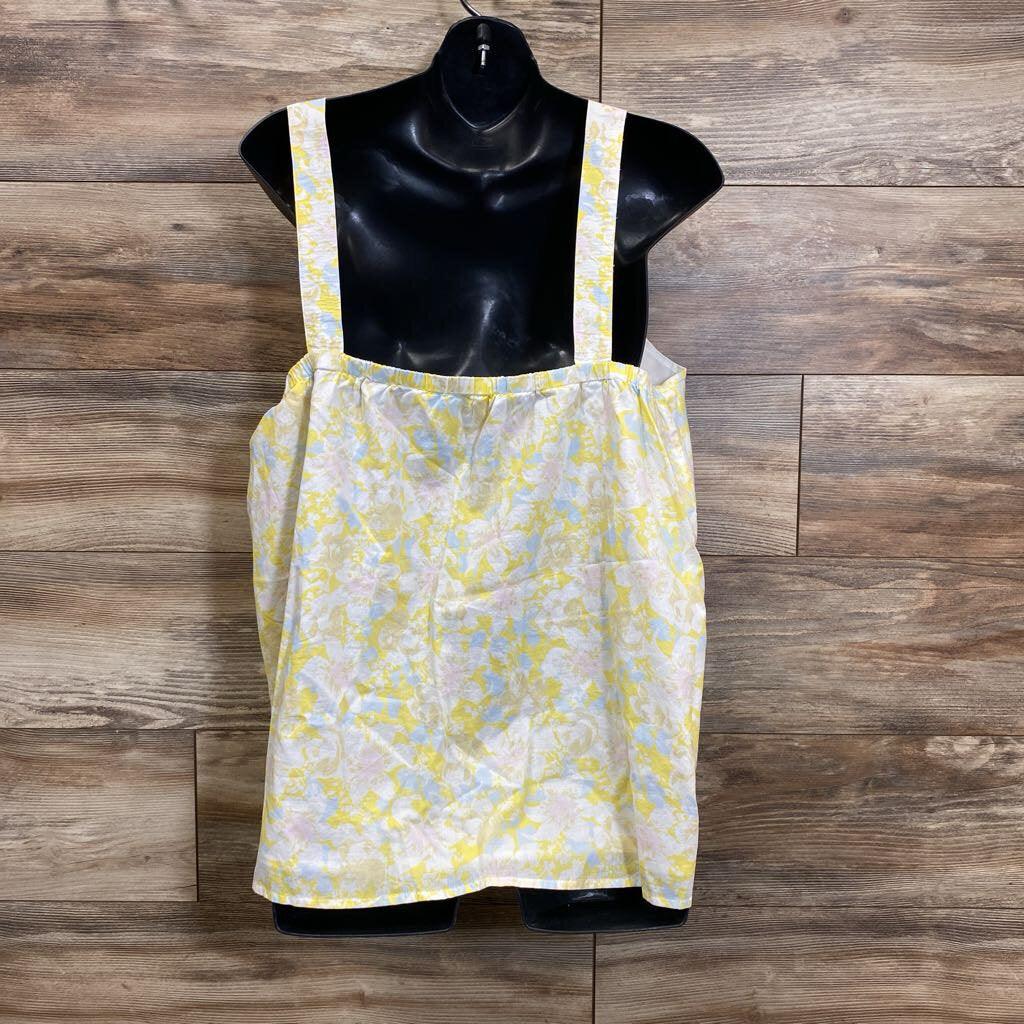 NEW The Nines By Hatch Floral Tank Top sz XL - Me 'n Mommy To Be