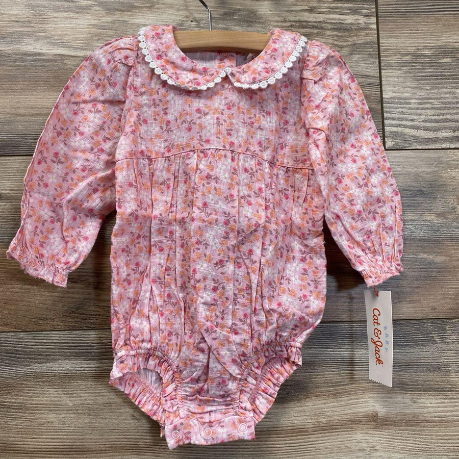 NEW Cat & Jack Floral Romper sz 12m - Me 'n Mommy To Be