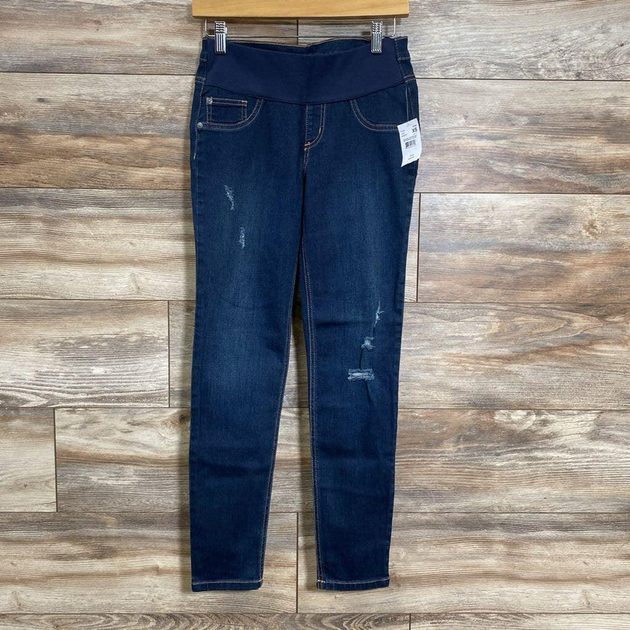 NEW Indigo Blue Under The Belly Jeans sz XS - Me 'n Mommy To Be