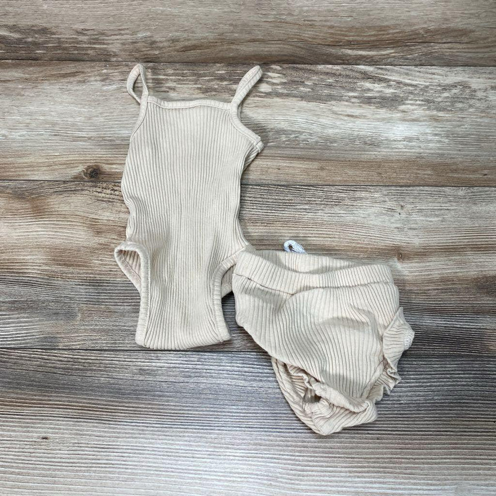 2pc Ribbed Bodysuit & Bloomers sz 3-6m - Me 'n Mommy To Be
