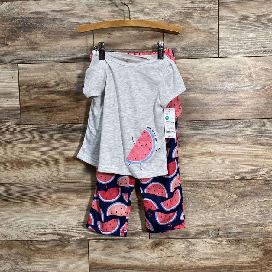 NEW Just One You 3pc One In A Melon Pajama Set sz 4T - Me 'n Mommy To Be