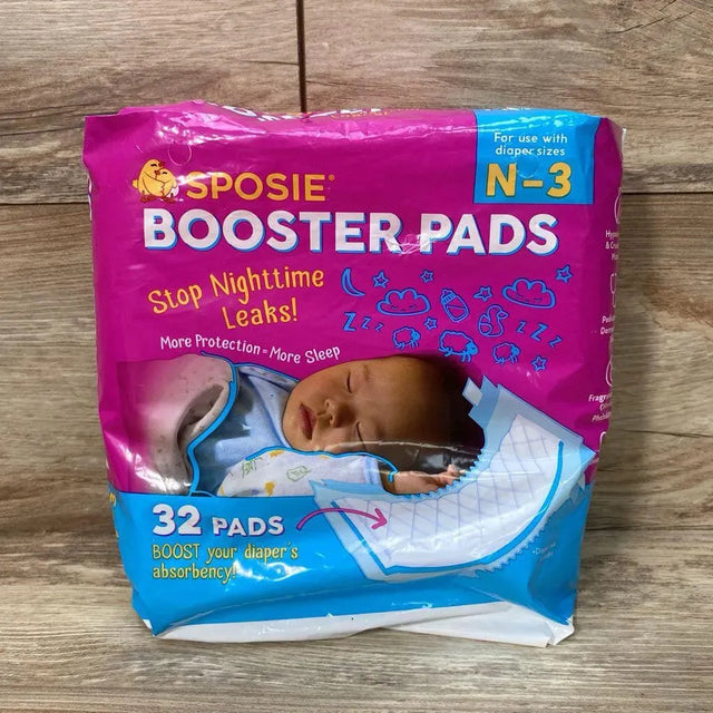 NEW Sposie Booster Pads 32ct sz N-3m - Me 'n Mommy To Be