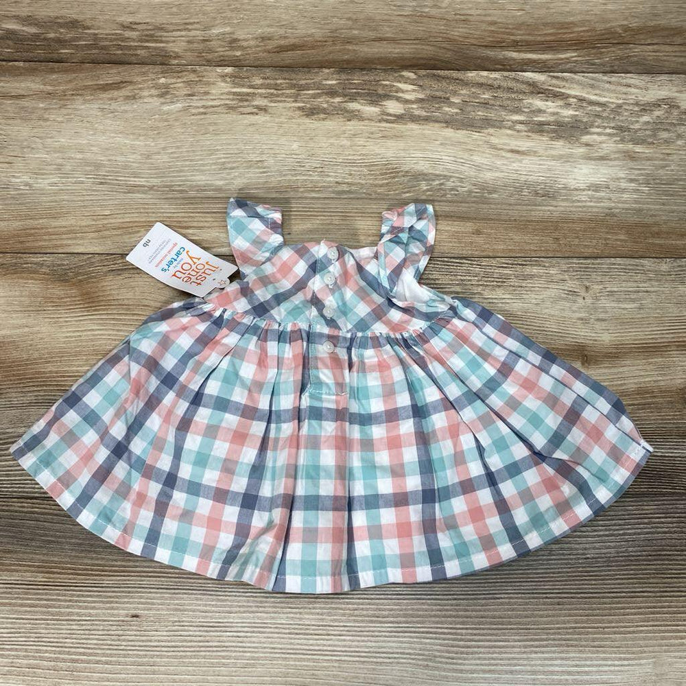 NEW Just One You 2pc Plaid Dress & Bloomers sz NB - Me 'n Mommy To Be