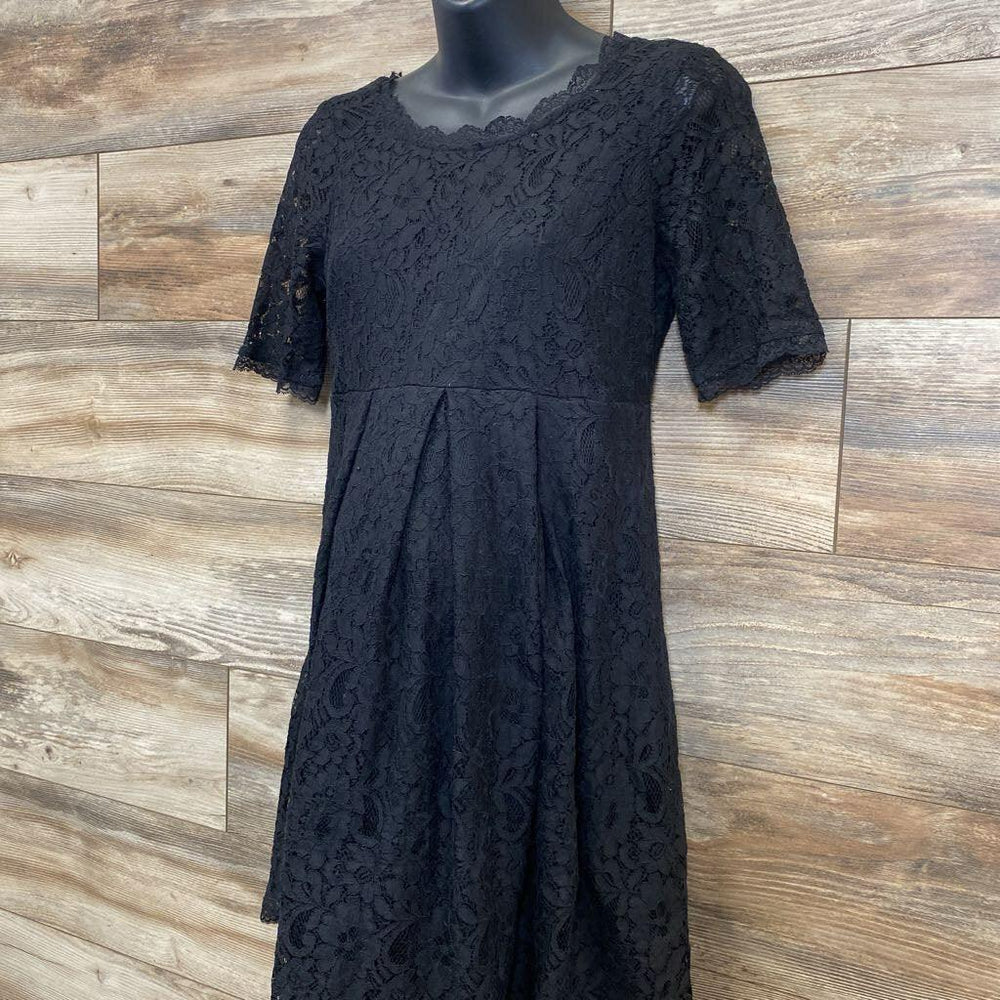 Motherhood Maternity Lace Fit & Flare Maternity Dress sz Medium - Me 'n Mommy To Be