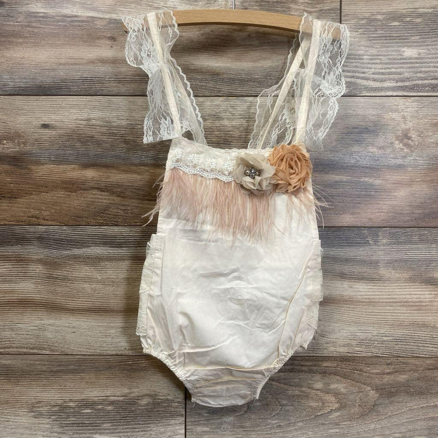 Lace Romper sz 12m - Me 'n Mommy To Be