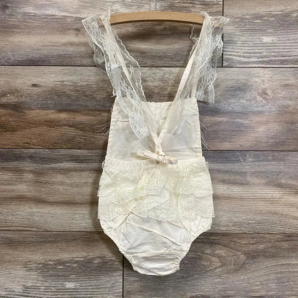 Lace Romper sz 12m - Me 'n Mommy To Be