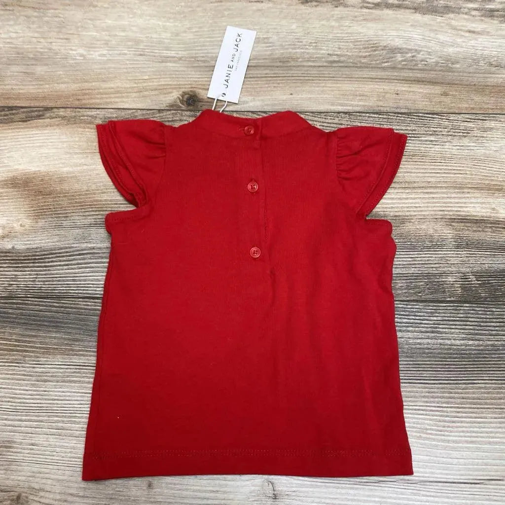 NEW Janie & Jack Ruffle Sleeve Bow Top sz 6-12m - Me 'n Mommy To Be