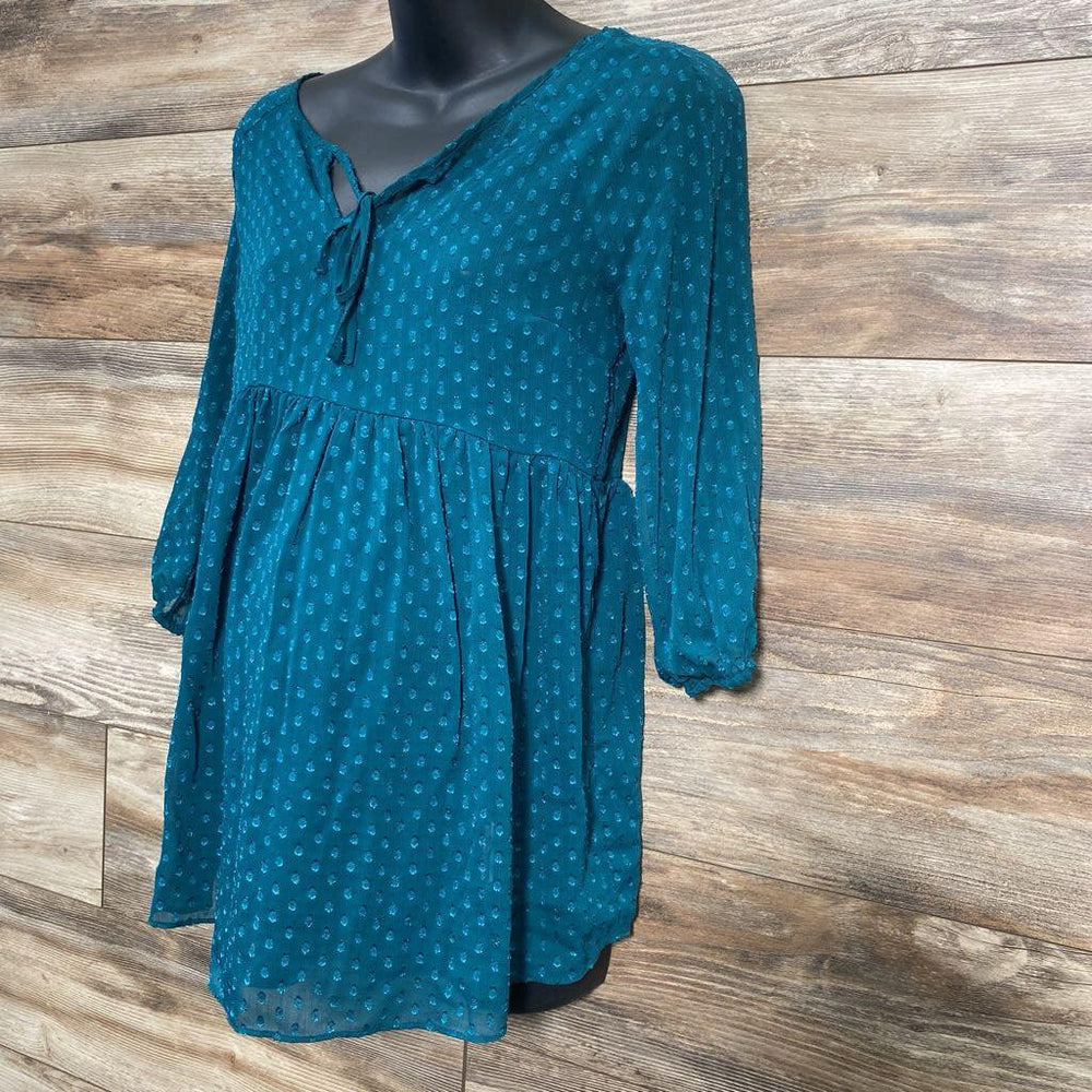 Motherhood Maternity Tie Blouse sz Small - Me 'n Mommy To Be