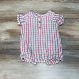 Cat & Jack Plaid Shortie Romper sz NB - Me 'n Mommy To Be