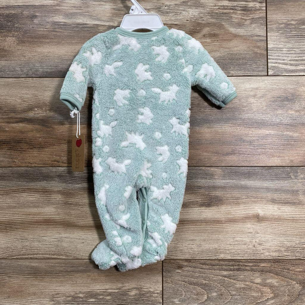 NEW Mini Hop Bunny Print Blanket Sleeper sz NB - Me 'n Mommy To Be