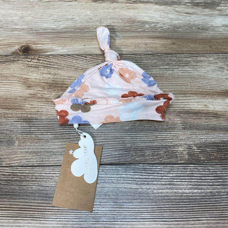 NEW Angel Dear Knotted Hat Floral Print sz 0-3m - Me 'n Mommy To Be