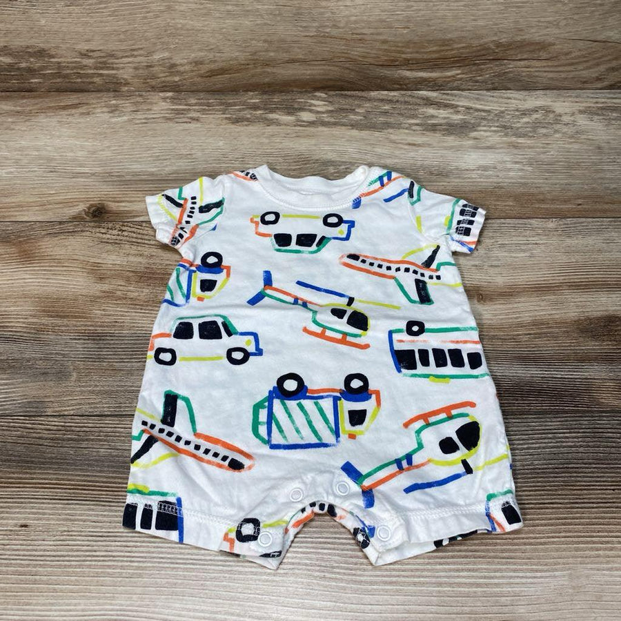 Carter's Vehicle Print Shortie Romper sz 3m - Me 'n Mommy To Be
