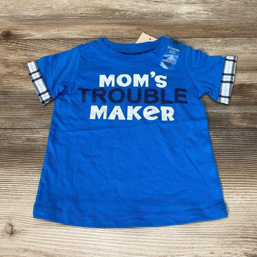 NEW First Impressions Mom's Trouble Maker T-Shirt sz 6-9m - Me 'n Mommy To Be