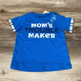 NEW First Impressions Mom's Trouble Maker T-Shirt sz 6-9m - Me 'n Mommy To Be