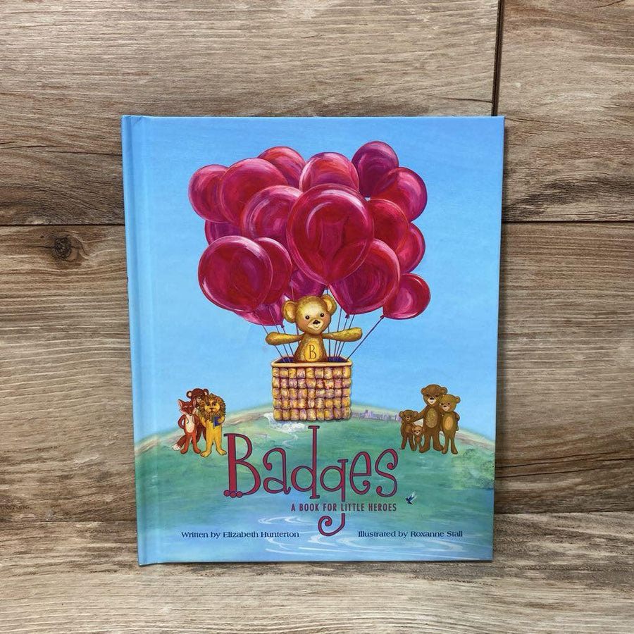 Badges A Book for Little Heroes Hardcover Book - Me 'n Mommy To Be