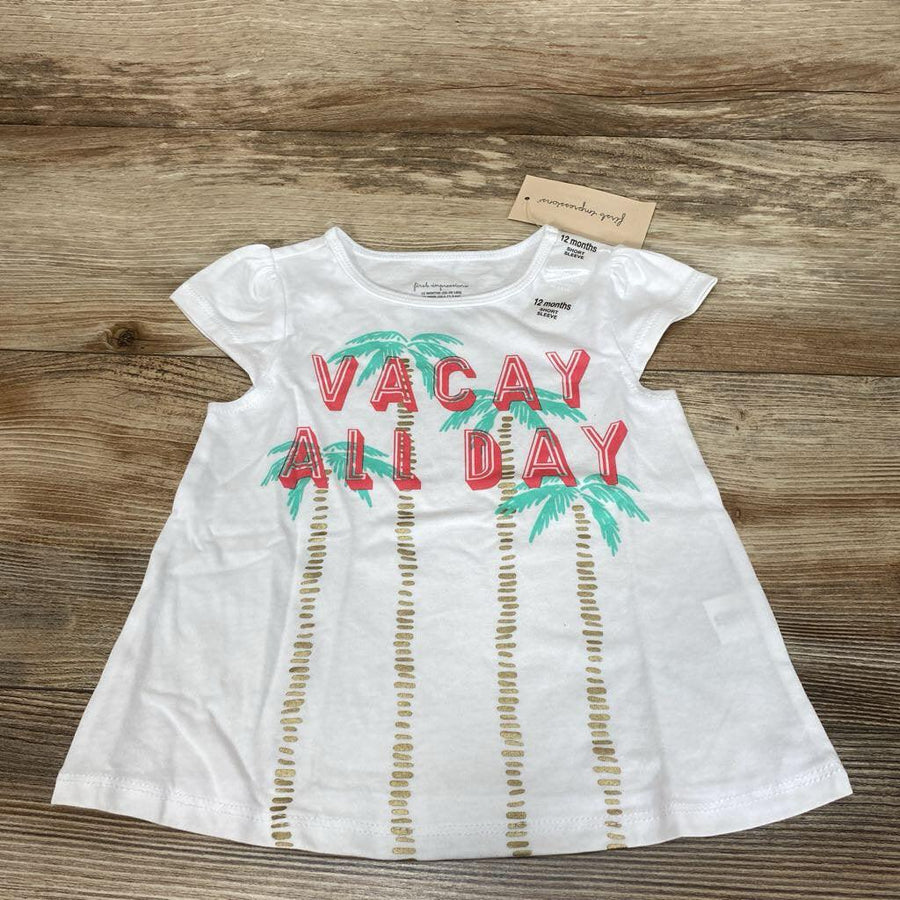 NEW First Impressions Vacay All Day Shirt sz 12m - Me 'n Mommy To Be