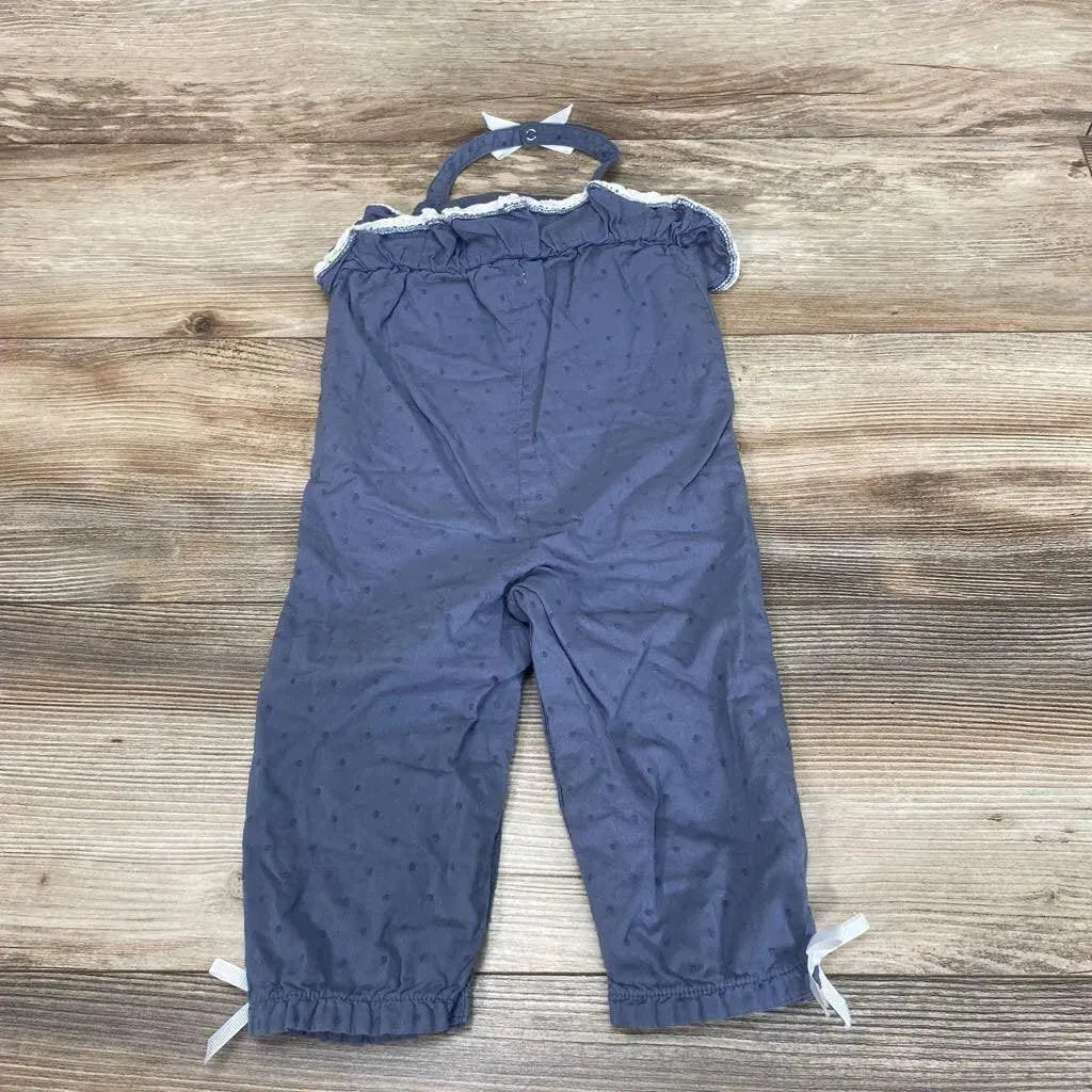 Shabby Chic Swiss Dot Jumpsuit sz 12m - Me 'n Mommy To Be