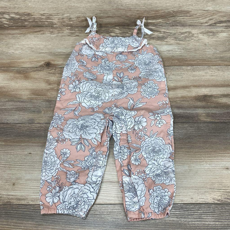 Shabby Chic Floral Jumpsuit sz 12m - Me 'n Mommy To Be
