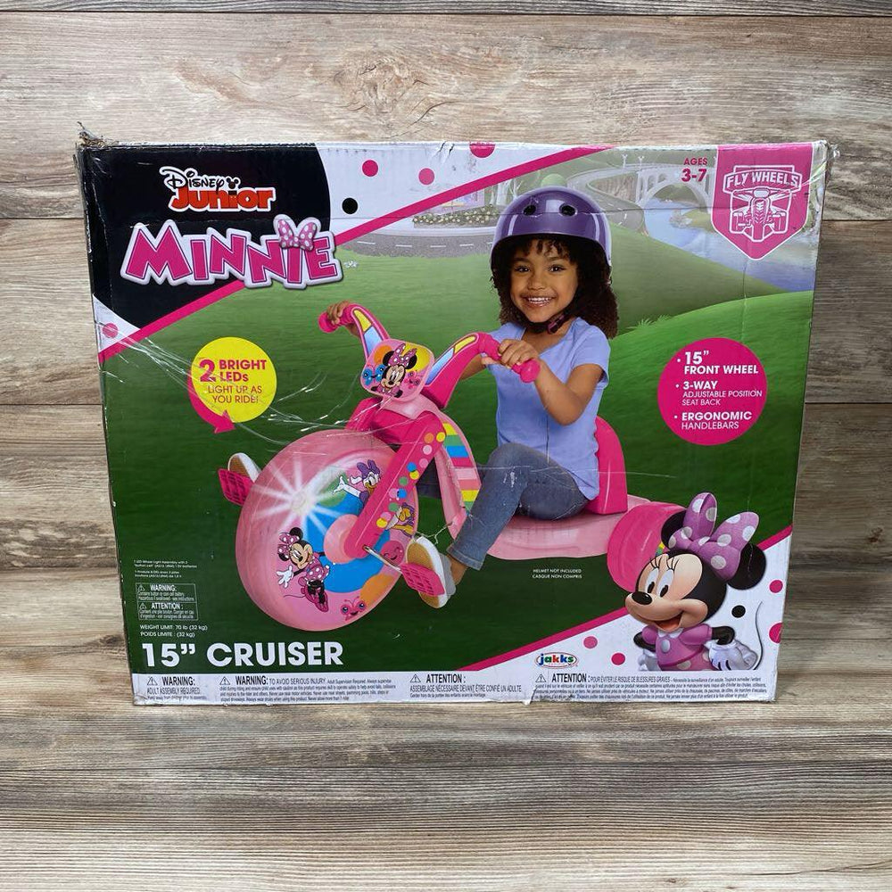 NEW Disney Junior Minnie Mouse 15" Cruiser Fly Wheel With Light On Wheel - Me 'n Mommy To Be