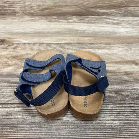 Old Navy Chambray Double Buckle Sandals sz 9c - Me 'n Mommy To Be