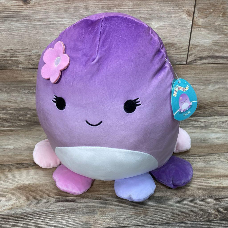 NEW Squishmallows 14" Beula Purple Octopus - Me 'n Mommy To Be