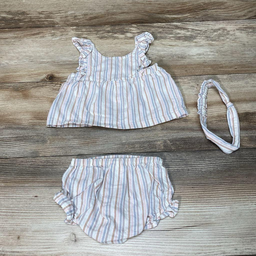 Carter's 3pc Striped Top & Bloomers Set sz 3m - Me 'n Mommy To Be