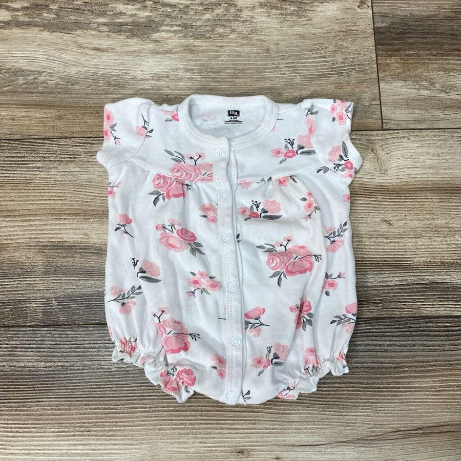 Hudson Baby Floral Shortie Romper sz 0-3m - Me 'n Mommy To Be