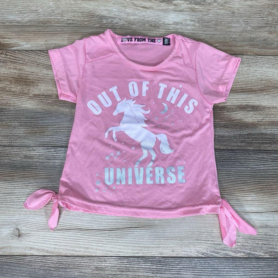 Love From The Heart Out Of This Universe Shirt sz 18m - Me 'n Mommy To Be