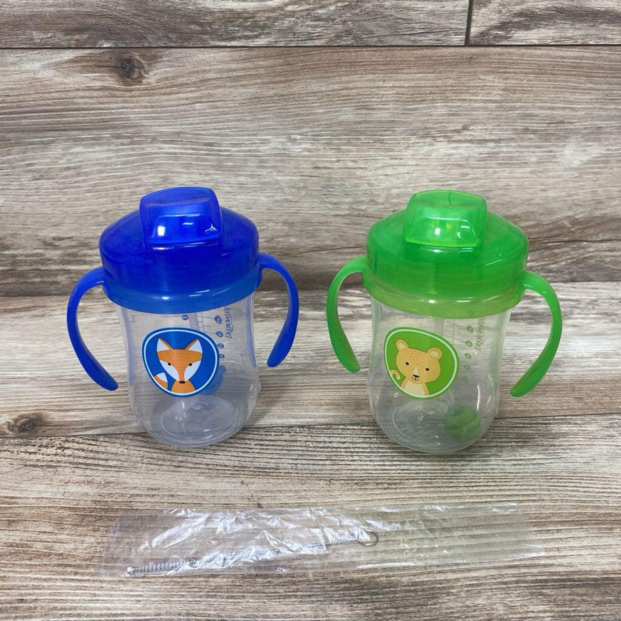 NEW Dr. Brown's 2pk Milestones Baby's 1st Straw Cup - Me 'n Mommy To Be