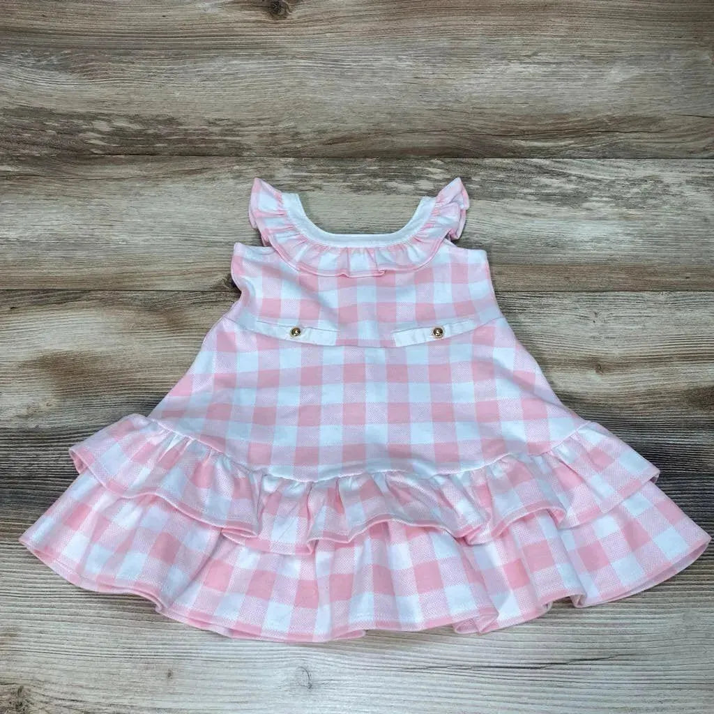 Janie & Jack Gingham Ruffle Ponte Dress sz 12-18m - Me 'n Mommy To Be