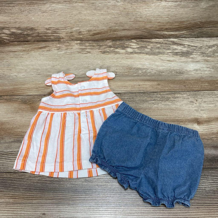 Carter's 2pc Striped Top & Shorts sz 12m - Me 'n Mommy To Be