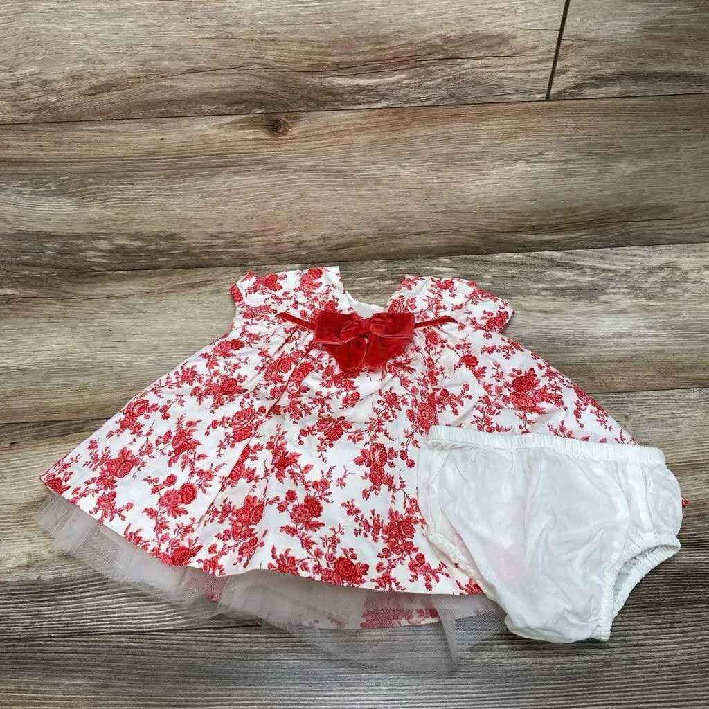 Janie & Jack 2pc Floral Dress & Bloomers sz 3-6m - Me 'n Mommy To Be