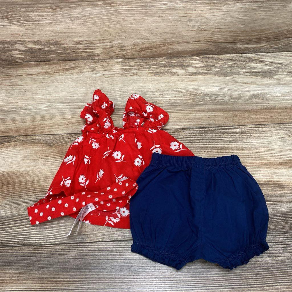 Just One You 3pc Floral Top + Shorts + Headband sz NB - Me 'n Mommy To Be
