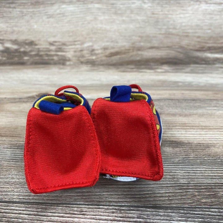 Superman Caped Crib Shoes sz 6-9m - Me 'n Mommy To Be