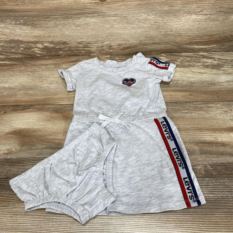 Levi's 2pc Dress & Bloomers sz 9m - Me 'n Mommy To Be